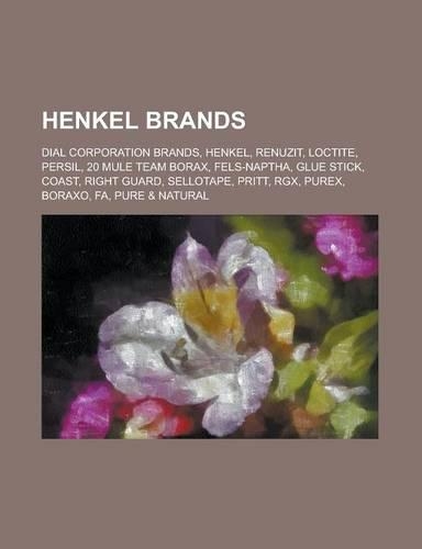 Henkel Brands: Henkel, Renuzit, Loctite, Persil, Glue Stick, Sellotape, Pritt, Rgx, Fa, Pure(English)