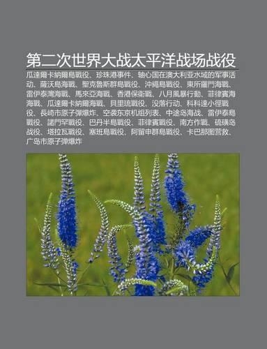 Di Er CI Shi Jie Da Zhan Tai Ping Yang Zhan Ch Ng Zhan Yi