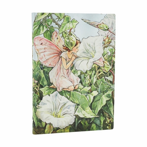 Bindweed Fairy (Flower Fairies) Midi Unlined Softcover Flexi Journal (Elastic Band Closure)