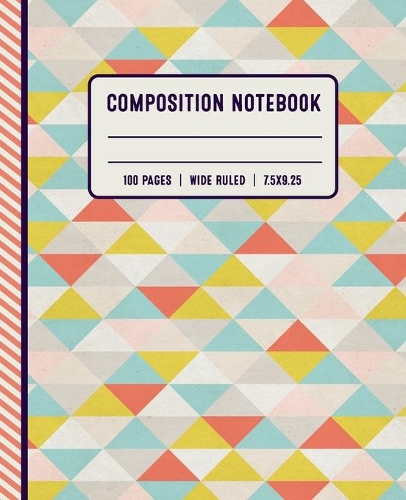 Composition Notebook 100 Pages Wide Ruled 7x5x9.25