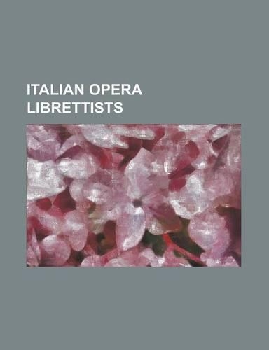 Italian Opera Librettists