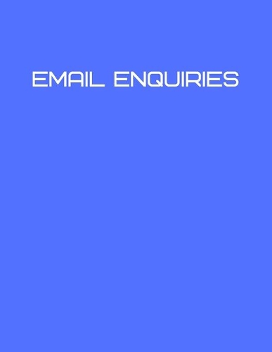 email enquiries blue