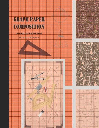 Graph Paper Composition: Grid Paper Notebook, Squared Graphing Paper * Blank Quad Ruled * Large (8.5 x 11) * Coral
