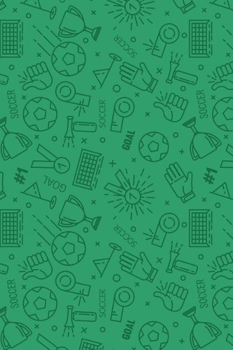 Soccer Pattern Goal Score Stadium Champion 16: Graph Paper 5x5 Notebook for Soccer or Ball Sports Lovers