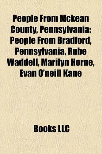 People from McKean County, Pennsylvania