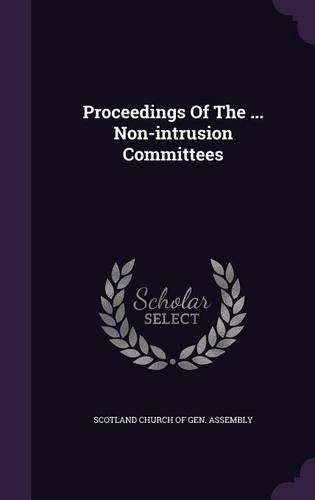 Proceedings of the ... Non-Intrusion Committees