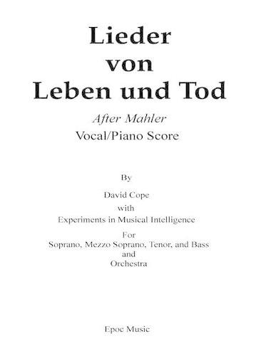 lieder von leben und Tod (after Mahler vocal/piano score)