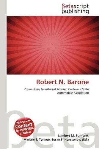 Robert N. Barone: (English)