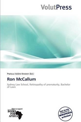 Ron McCallum: (English)