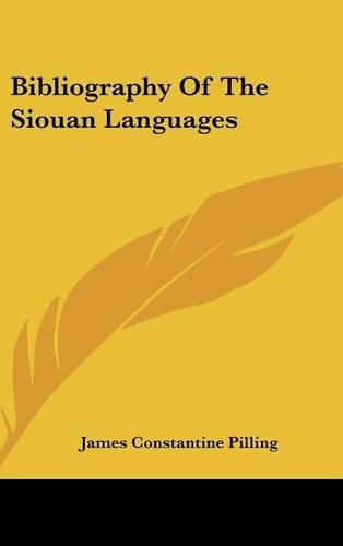 Bibliography of the Siouan Languages