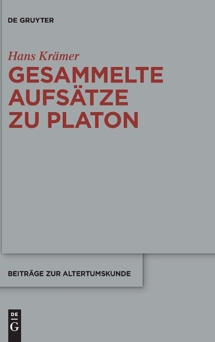 Gesammelte Aufsätze Zu Platon