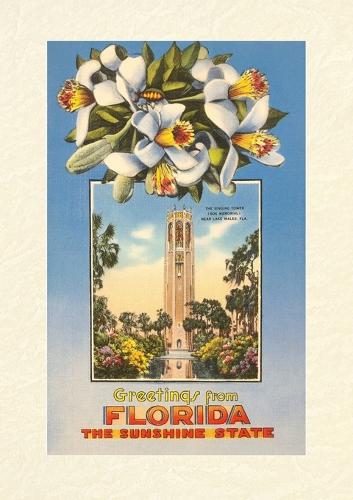 Vintage Lined Notebook Greetings from Florida
