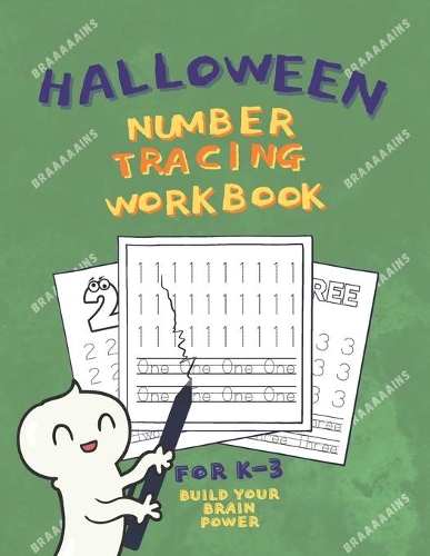 Halloween Number Tracing Workbook