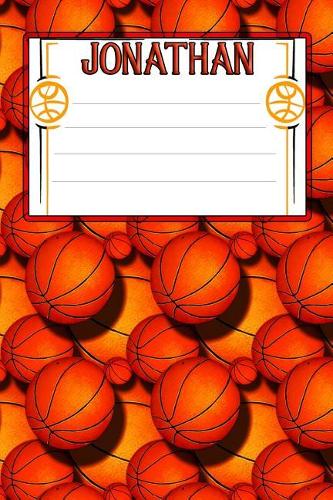 Basketball Life Jonathan: College Ruled Composition Book