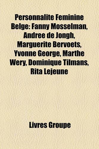 Personnalite Feminine Belge