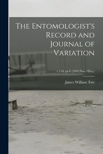 The Entomologist's Record and Journal of Variation; v.116