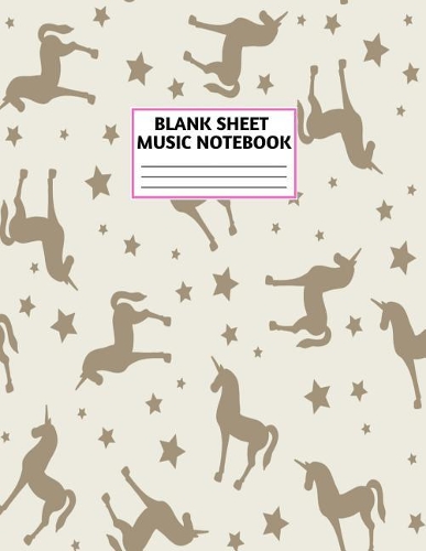 Blank Sheet Music Notebook