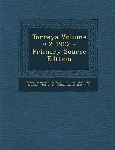 Torreya Volume V.2 1902