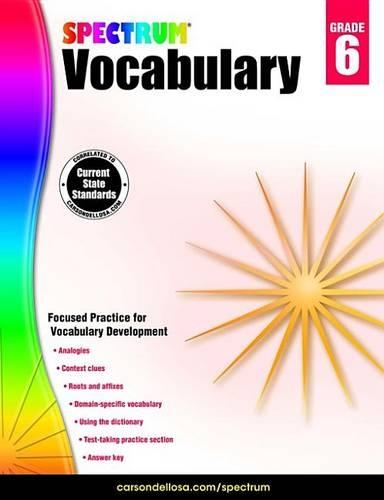 Spectrum Vocabulary, Grade 6