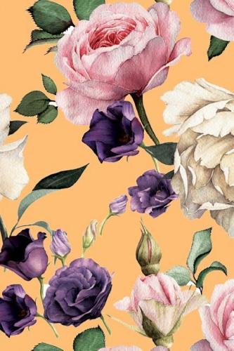 Pink and White Rose Design Journal