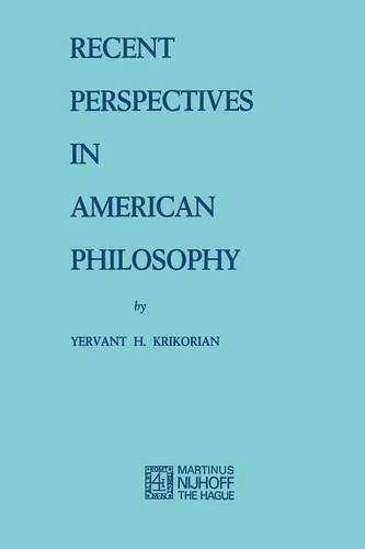 Recent Perspectives in American Philosophy: (English)