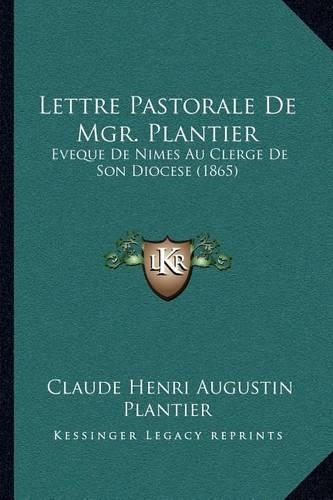 Lettre Pastorale De Mgr. Plantier
