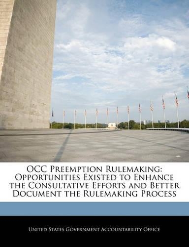Occ Preemption Rulemaking