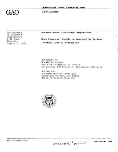 Pension Benefit Guaranty Corporation