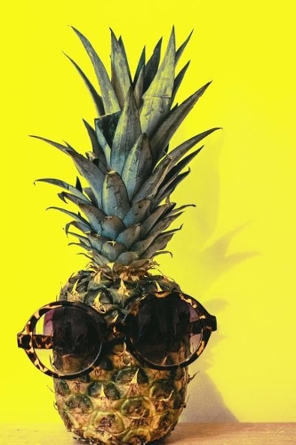 Funky Pineapple with Sunglasses