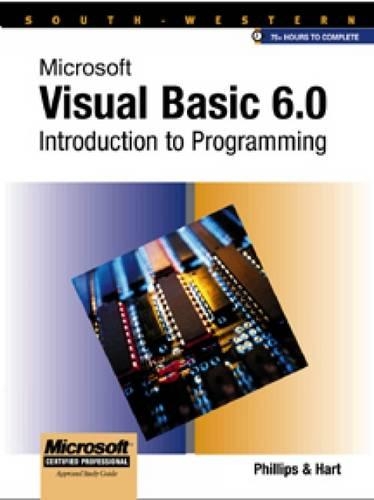 Microsoft Visual Basic 6.0: Introduction to Programming(English)