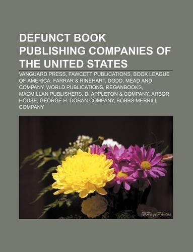 Defunct Book Publishing Companies of the United States