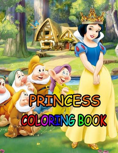 Princess coloring book: Princess Coloring Book for Girls, Kids, Toddlers, Ages 2-4, Ages 4-8