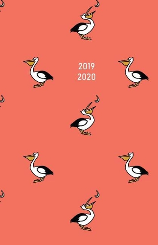 2019 - 2020: 18 Month Academic Planner from JULY 2019 through DECEMBER 2020 with yearly overviews, monthly calendars and weekly 2-page horizontal layout, notes, 