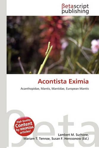 Acontista Eximia