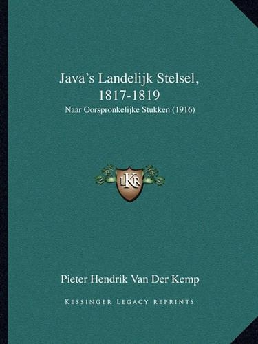 Java's Landelijk Stelsel, 1817-1819