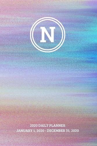 2020 Daily Planner: Initial, letter N; January 1, 2020 - December 31, 2020; 6" x 9"