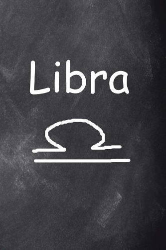 2019 Daily Planner Libra Symbol Zodiac Sign Horoscope Chalkboard 384 Pages