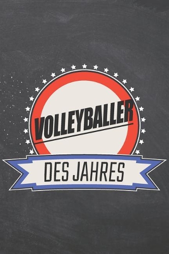 Volleyballer des Jahres: Volleyballer Punktraster Notizbuch, Notizheft oder Schreibheft - 110 Seiten - Büro Equipment & Zubehör - Lustiges Geschenk zu Weihnachten oder Gebur