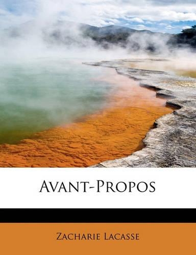Avant-Propos