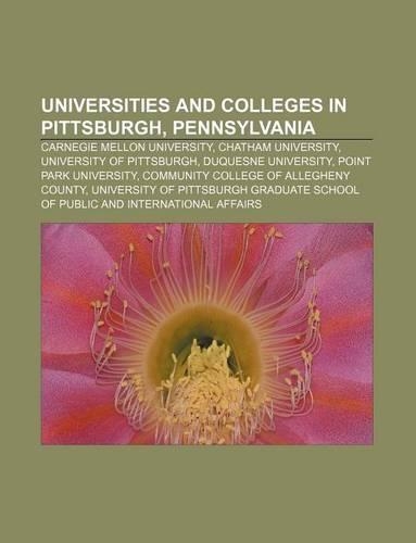 Universities and Colleges in Pittsburgh, Pennsylvania