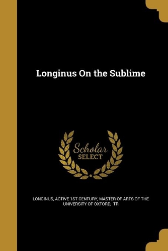 Longinus On the Sublime