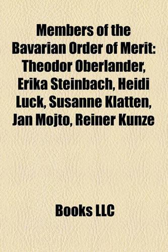 Members of the Bavarian Order of Merit
