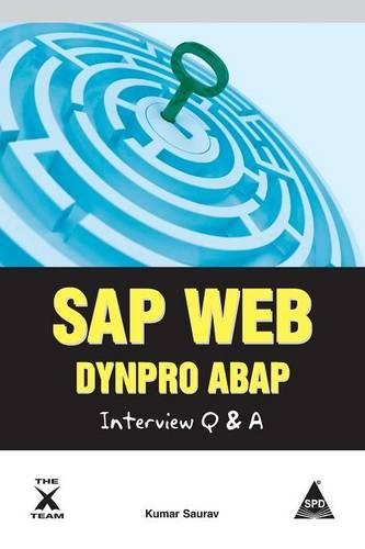 SAP Web Dynpro ABAP Interview Q&A: (English)
