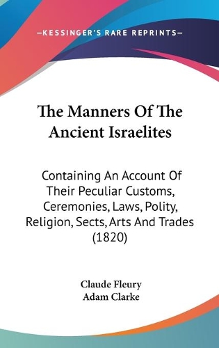 The Manners Of The Ancient Israelites