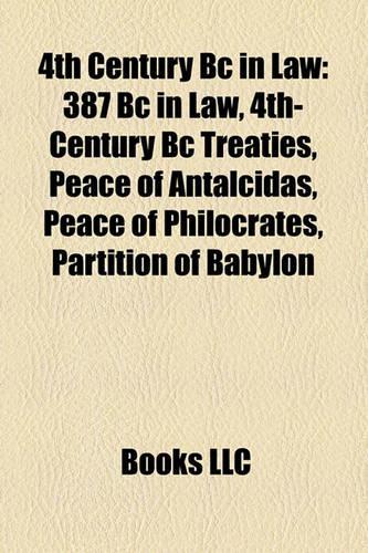 4th Century BC in Law