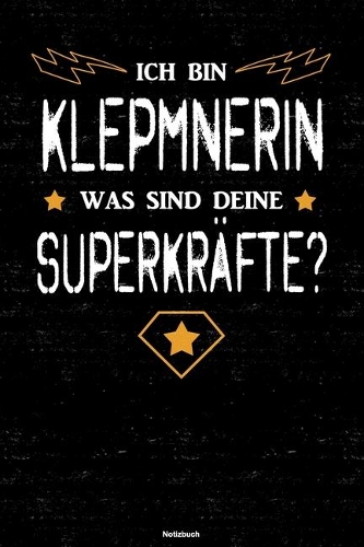 Ich bin Klempnerin was sind deine Superkräfte? Notizbuch