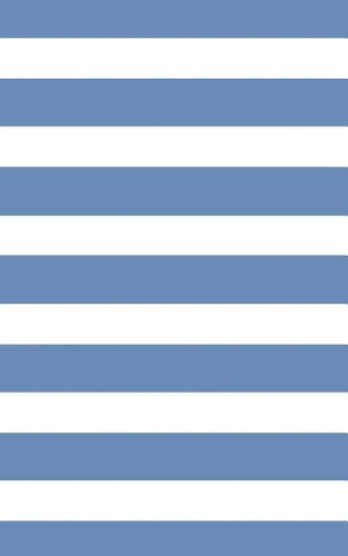 Stripes - Blue-Gray 101 - Lined Notebook With Margins 5x8