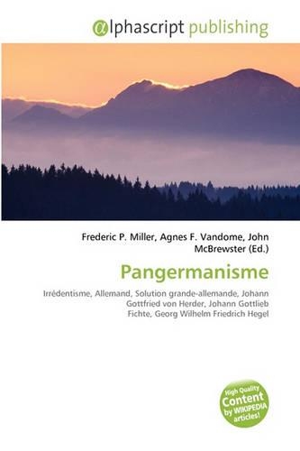 Pangermanisme: (French)