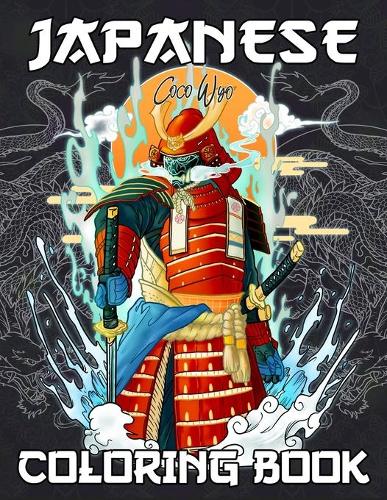 Japanese Coloring Book: Adult Coloring Books of Japanese with 50 Unique Designs
