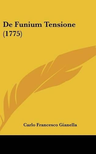 de Funium Tensione (1775)